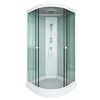Walk In Corner Shower Room Cabin with Glass Sliding Doors