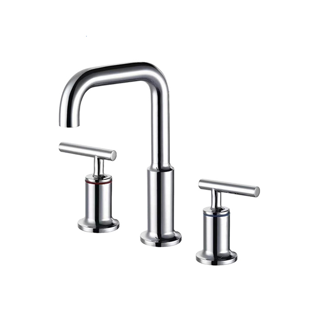 Cupc Brass Body 8 Inch Widespread Bathroom Water Faucet