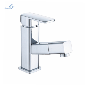 High Quality Bathroom Brass Body Single Handle Hot Cold Water Faucet Wash Basin Tap Waterfall Bathroom Faucet