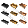 Hotel luxury design gold brushed SS304 bathroom sink hand wash basin outdoor sink