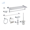 Hotel Project Complete Range Series Bathroom Hardware Set Wall Mounted Towel Rack Set