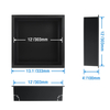 Factory Wholesales Matte Black Shower Niche Bathroom Wall Mounted Niche Shampoo Shelf