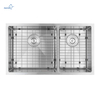 33 Inch 18 Gauge 304 Stainless Steel Handcrafted Dual Basin Undermount Kitchen Sink