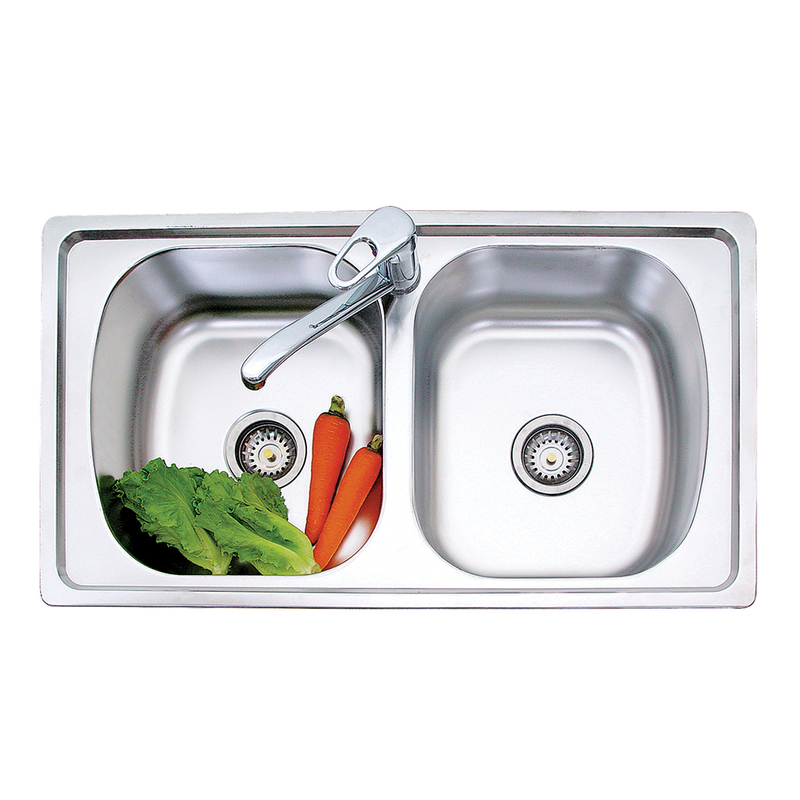 850 x 480 x 170 mm Stainless Steel Pressed / Drawn Kitchen Sink