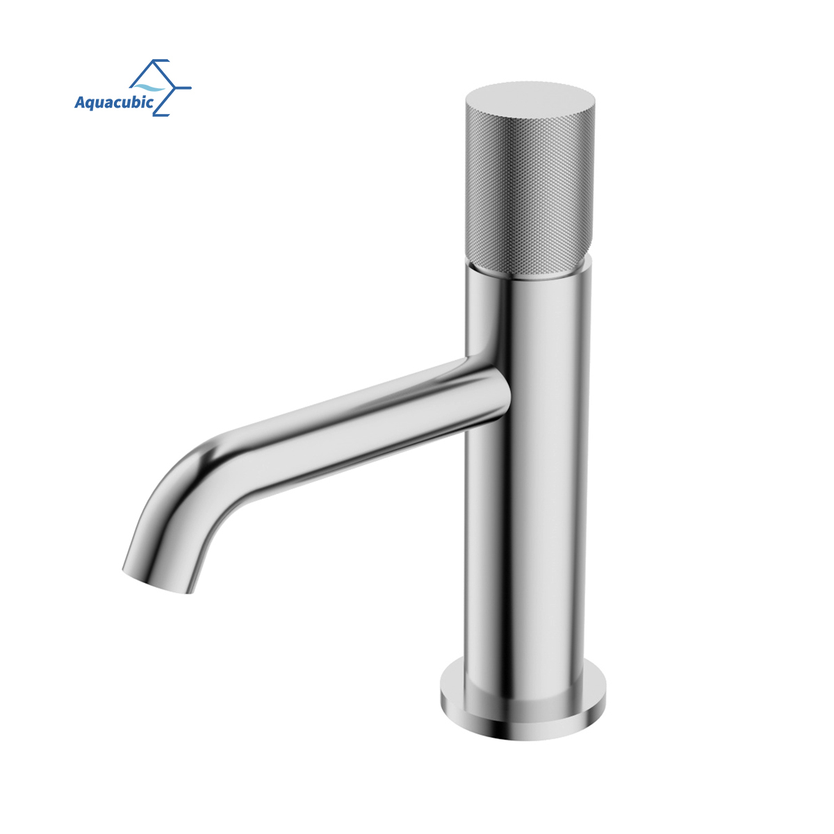 Factory Supply cUPC Hot Cold Water Single Round Handle Basin Mixer Deck Mounted Wash Basin Faucet Bathroom Taps