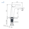Factory Supply Direct Selling modern bathroom Basin Single Water Faucet luxury brass water faucet for hotel