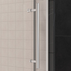 China Factory bathroom accessories stainless steel sliding door glass shower enclosure frameless tempered glass