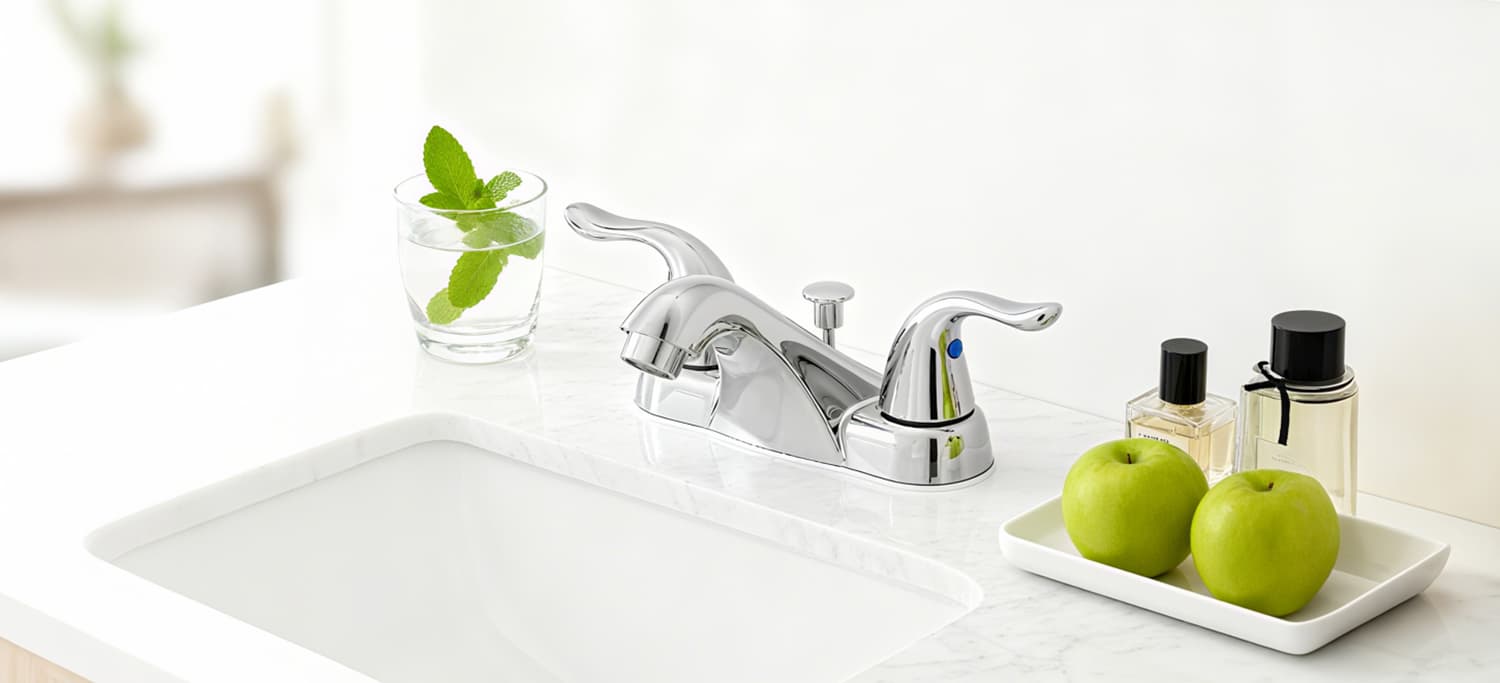 Chrome faucet 3