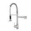 Pull Down Kitchen Faucet with Sprayer LED Light