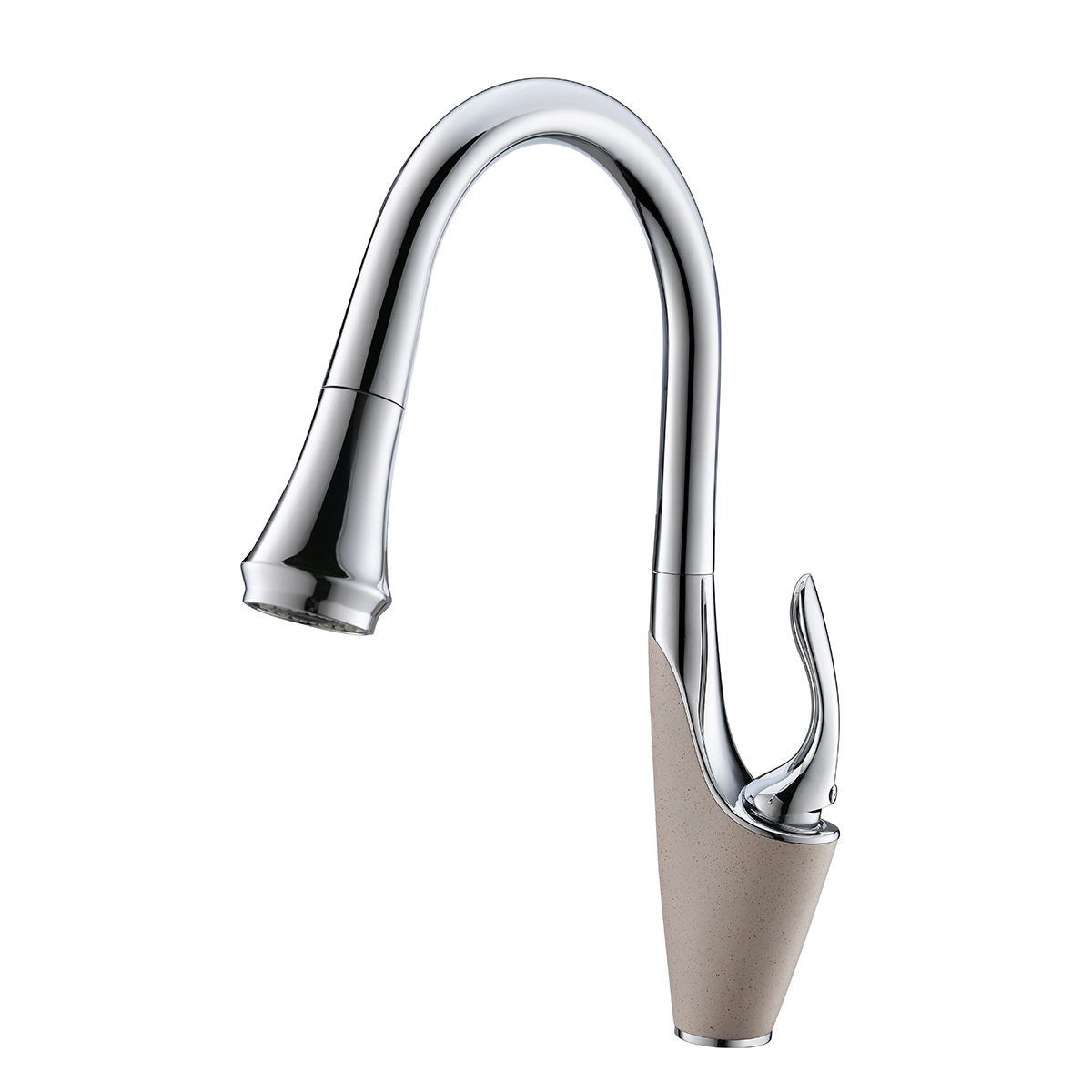 New Design CUPC Certified American style brass one Handle kitchen faucets with pull down sprayer