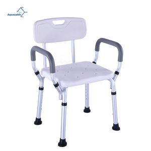 Bath and Shower Chair Seat with Back Adjustable Anti Slip Bench Bathtub Stool for Elderly bathroom