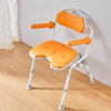 Bathroom Free Punching Toilet Stool Folding Bath Chair Non-slip Bath Chair