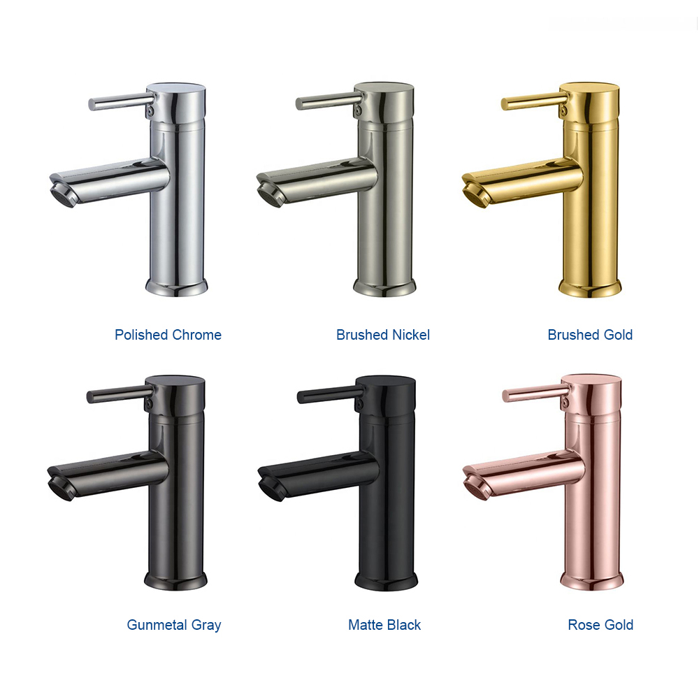 Aquacubic cUPC certified Stainless Steel Brushed Nickel Bathroom Basin Tap Lavatory Faucet