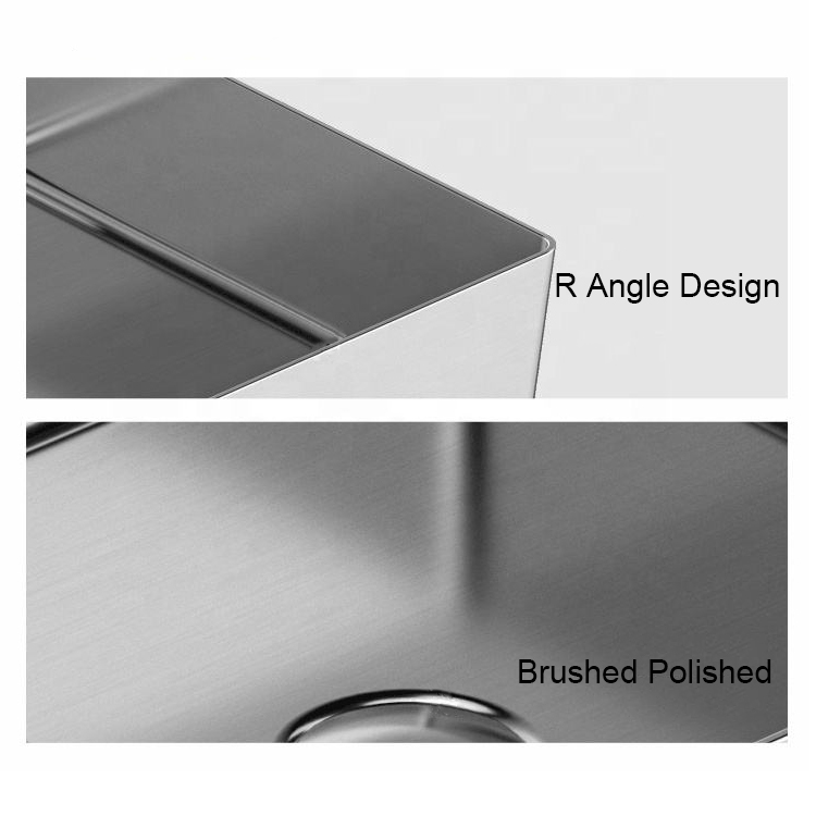 Manufacturer Hot Sale Basins Stainless Steel Floor Type Pedestal bathroom Sink