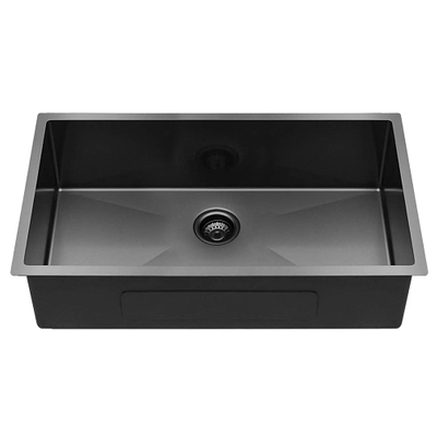 32" Stainless Steel Handmade Undermount cUPC Gunmetal Black Kitchen Sink