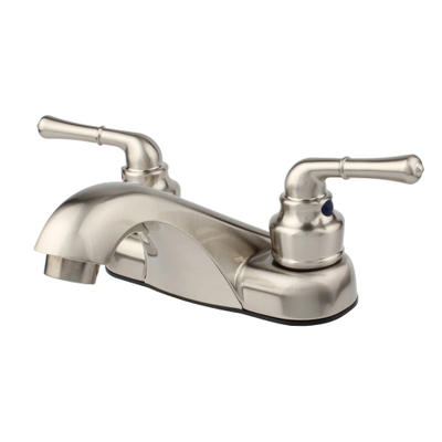 Brushed Nickel 4" Centerset Bathroom Basin Sink Faucet
