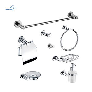 Hotel Project Complete Range Series Bathroom Hardware Set Wall Mounted Towel Rack Set