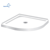 Acrylic Shower Base 47.24 x 35.43 x 2.56 Inch Shower Tray Acrylic Center Drain Threshold Shower Floor Pan