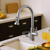 2026 New Design Stainless Steel Pull-Out Kitchen Faucet with Glass Rinser