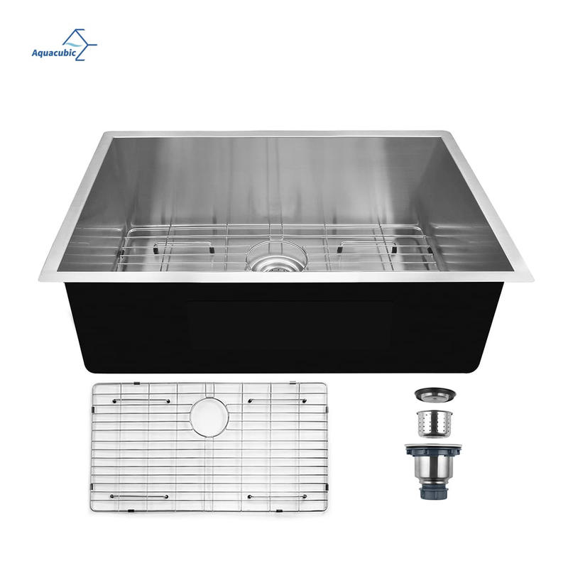 Artisan-Crafted 18 Gauge 304 Stainless Steel Undermount Kitchen Sink