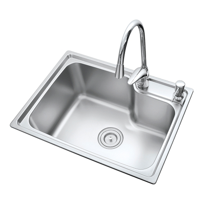 580 x 440 x 200 mm Stainless Steel Pressed / Drawn Kitchen Sink