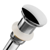 Chrome Finish Solid Brass Bathroom Sink Drain without Overflow