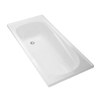 Glossy White Acrylic Contemporary Design Soaking Tub Freestanding Bathtub AB1657