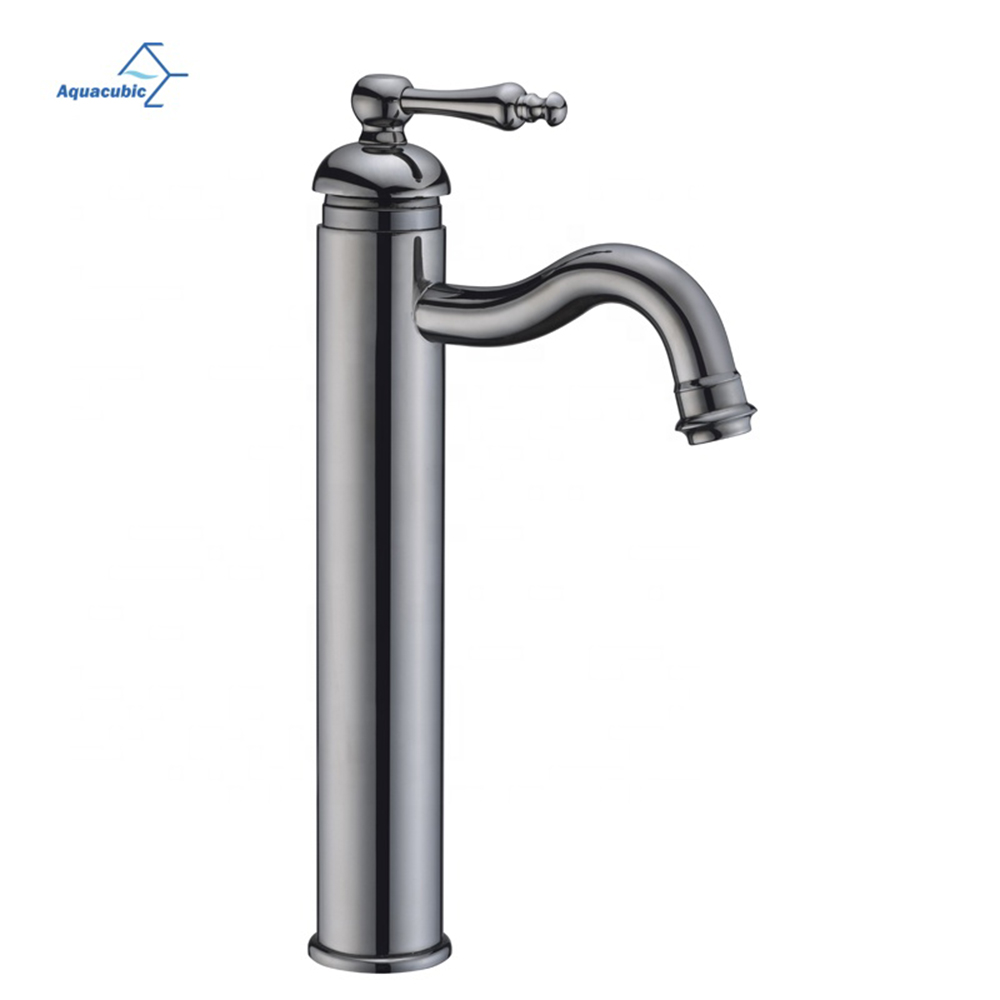 High Body Stainless Steel Excellent Solid Single Hole Bathroom Faucet