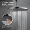 Classic Style In-Wall Brass Bath Mixer Shower Mixer Faucet CUPC Health Rain Shower Faucet