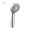 Detachable High Pressure 3 Modes Transparent Chrome Shower Head ABS Filtered Handheld Shower Head