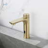 Aquacubic Factory Golden Bathroom Washbasin Intelligent Sensor Cold and Hot Washbasin Hotel Single Hole Faucet