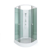 Walk In Corner Shower Room Cabin with Glass Sliding Doors