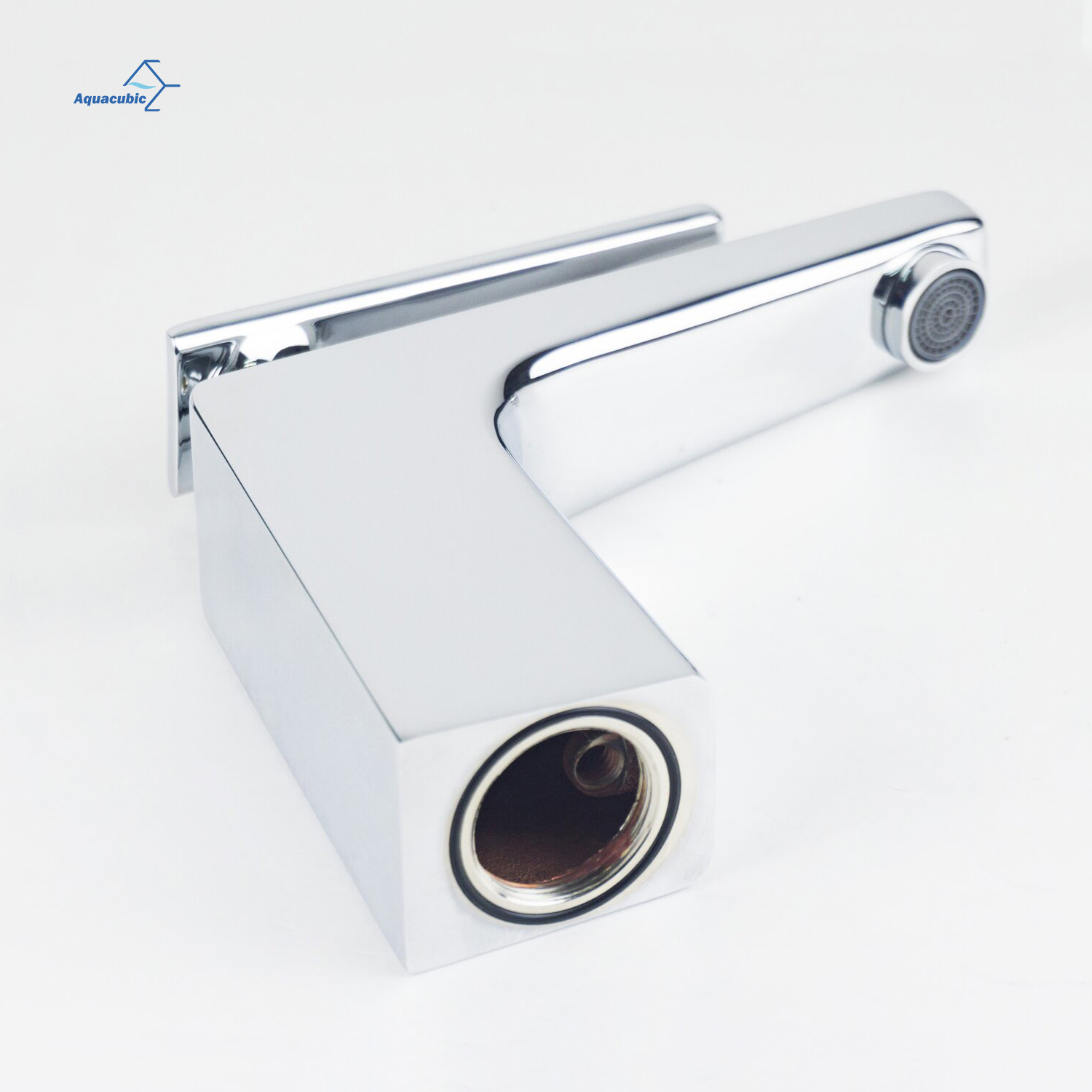 American Design Style for Bathroom Hotel and Hospital Use Bathroom Basin Faucet Brass Single Handle Basin Faucet