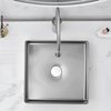 Wholesale Top Quality Square Shape Bathroom Furniture Art Basin Ware Stainless Steel Kitchen Sink