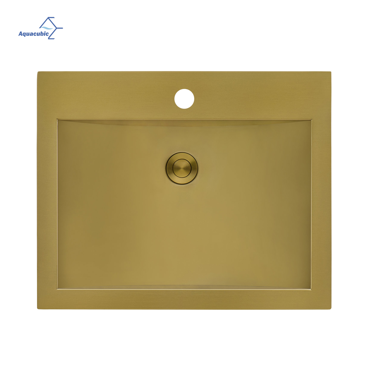 Luxury Deep Bathroom Cabinet Topmount Wash Sink SUS304 Stainless Steel Bowl Basin Sink