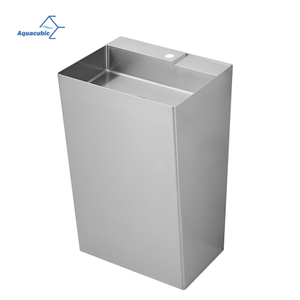 Commercial 304 Stainless Steel Washing Decorative Designer Factory Price Bathroom Sink Bowls Pedestal Sinks