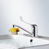 Low-Pressure Hygiene Tap Bathroom Sink Tap with Long Lever for Doctor's Practice Laboratory And Workshop (Lead-Free, ADA Compliant)
