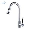 Aquacubic cUPC CEC 304 Stainless Steel Flexible Hose Pull Down Kitchen Faucets 
