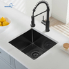 Wholesale Modern Bar Black Stainless steel Single Bowl Undermount Kitchen Sink