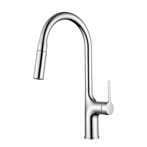 cUPC Certified Gooseneck Pull Down Kitchen Faucet with Single Handle & Sprayer Wholesale 
