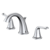 Stainless Steel Two Handle Widespread Lavatory Bathroom Faucet