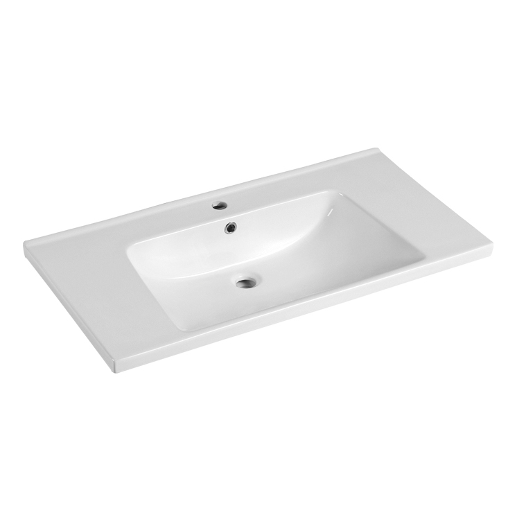 Faucet Basin Toilet Bathroom White Ceramic Wash Basin