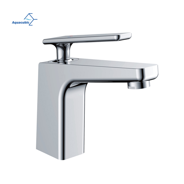 American Design Style for Bathroom Hotel and Hospital Use Bathroom Basin Faucet Brass Single Handle Basin Faucet