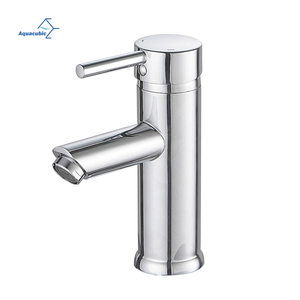 Aquacubic cUPC certified Stainless Steel Brushed Nickel Bathroom Basin Tap Lavatory Faucet