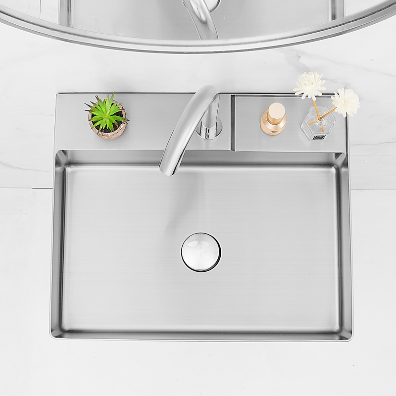 Commercial 304 Stainless Steel Washing Decorative Designer Factory Price Bathroom Sink Bowls Pedestal Sinks