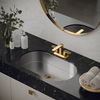 Factory Customized Size Stainless Steel Undermount Water Basin Oval Single Bowl Bathroom Sink