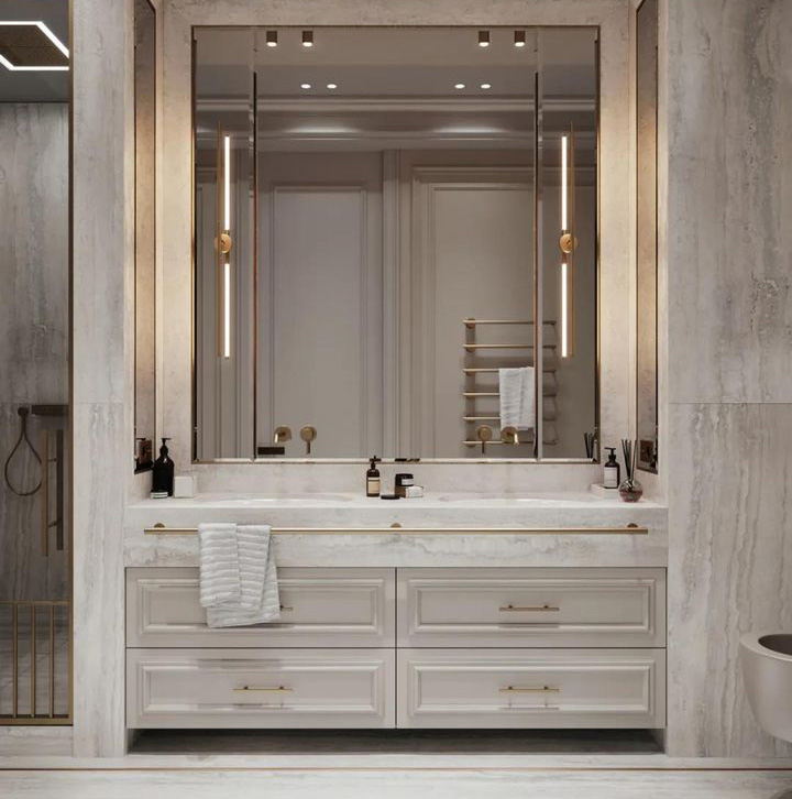 The popular bathroom cabinet design in 2021. So beautiful!