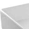 33 Inch Ceramic Porcelain Fireclay Single Bowl Farmhouse White Reversable Kitchen Sink