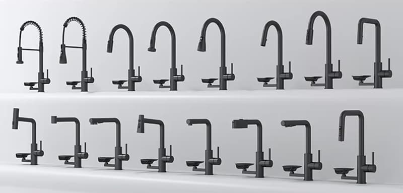Kitchen Faucet with cup washer (1)