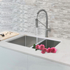 Custom High Grade Stainless Steel Double Sink Bowl Kitchen Sink Handmade Produced in Thailand